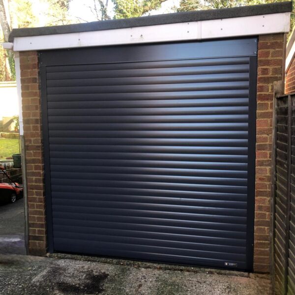 Roller Garage Doors Grey Aluroll 55 Slate Grey RAL 7015