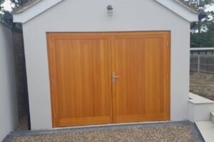 Cedar Door Edale design Cement Grey RAL 7033