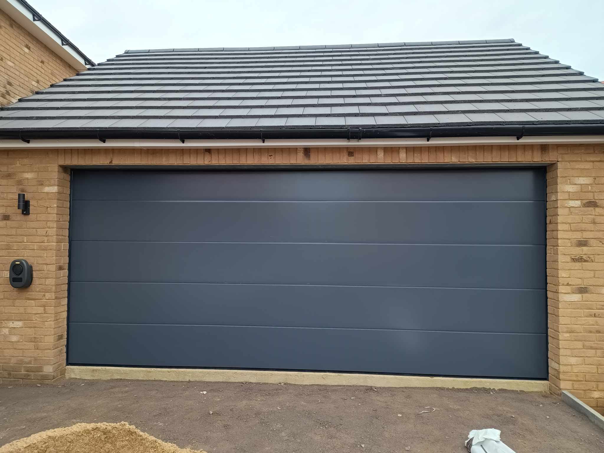 Novoferm ISO45 Flush Smooth Anthracite Grey RAL 7016