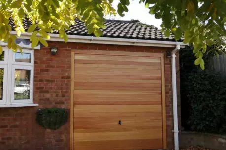 Slatted Wooden Door