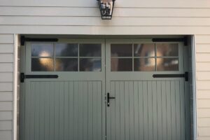 Cedar Door Edale design Cement Grey RAL 7033