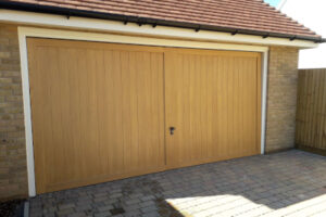 Wooden Double Garage Door