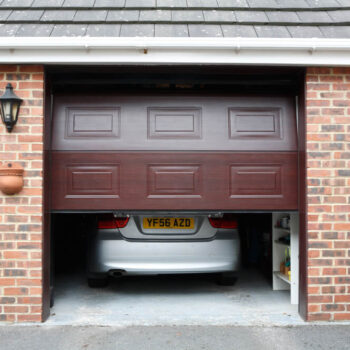 Car Leaving the garage